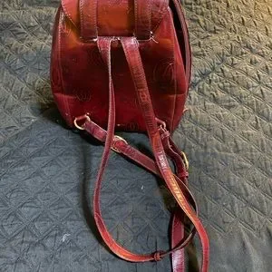 Cartier | Bags | Cartier Leather Small Backpack Purse | Poshmark display picture 3